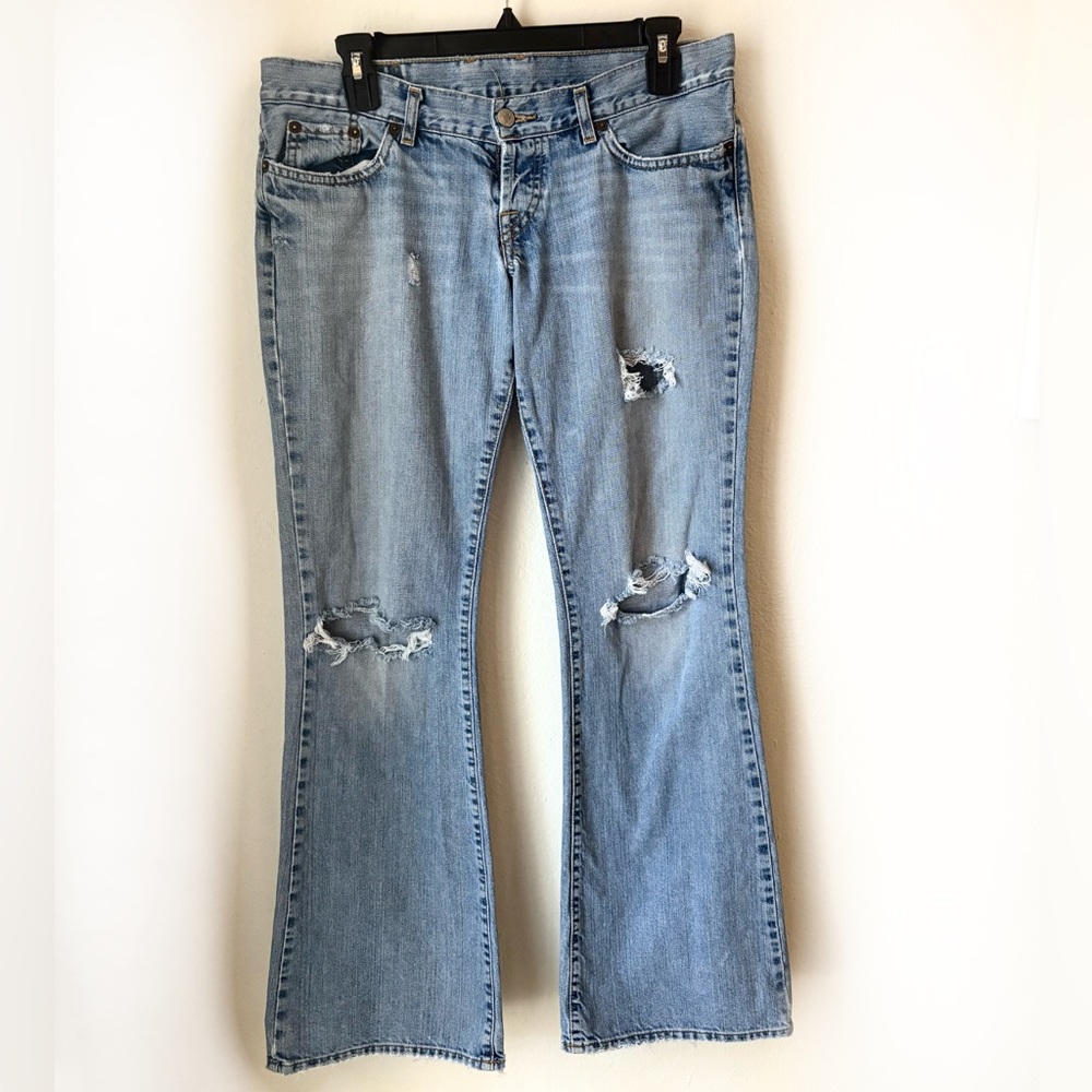 Lucky Brand Women’s Lil’ Maggie Sweet Bootcut Jeans Size 10 Inseam 30 Light Wash